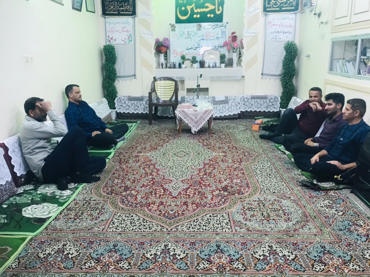 گزارش تصویری جلسه هیئت محبین اهلبیت