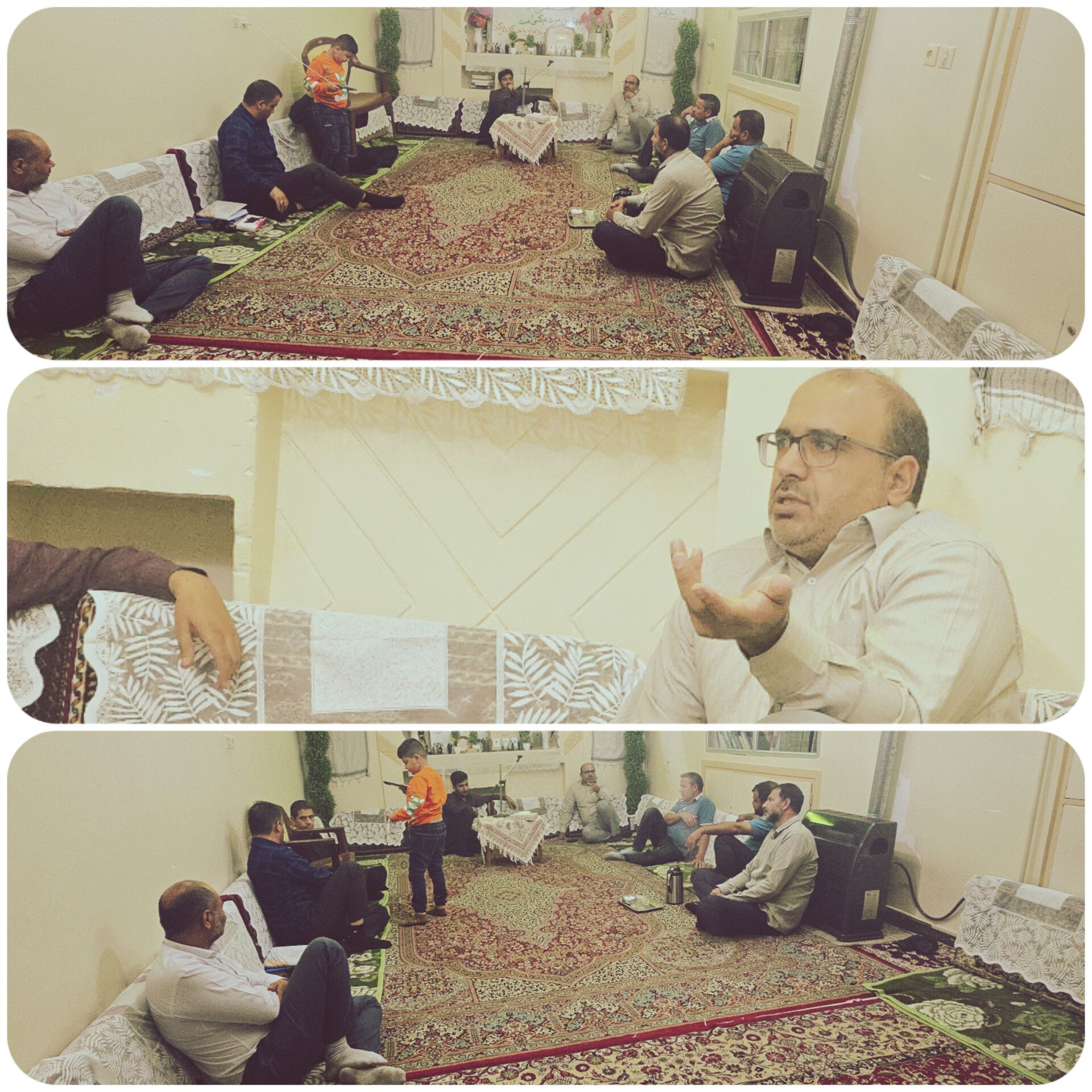 گزارش تصویری جلسه هیئت محبین اهلبیت